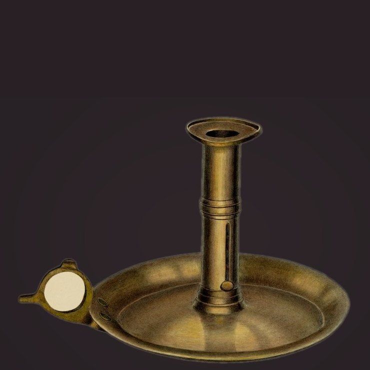 Brass moth snuffer