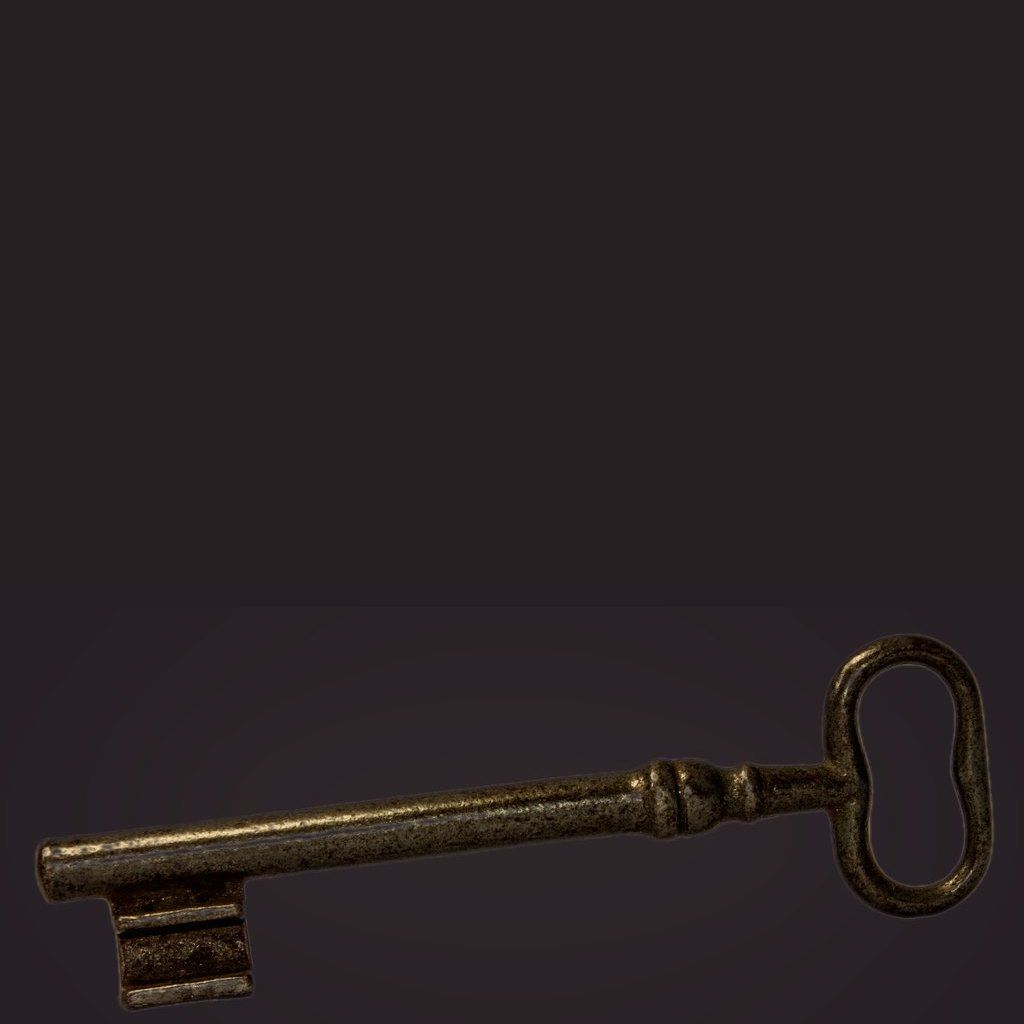 Skeleton key pendant