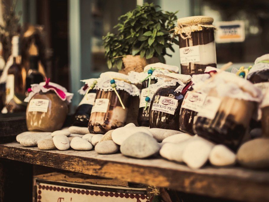 A past market stall