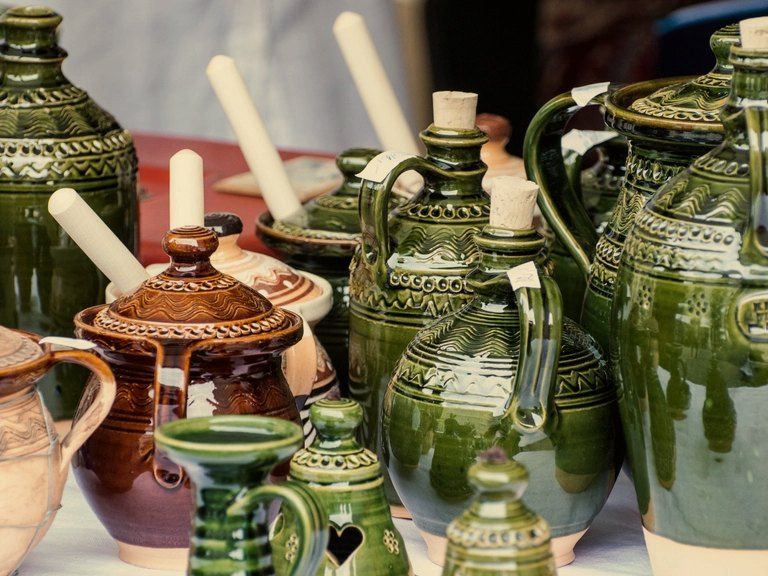 A past market stall